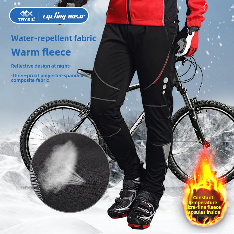 Cycling Commute Pants - Pantalon de cyclisme d'hiver en polaire