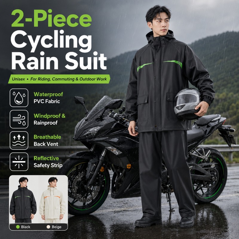 Cycling Commute Pants - Combinaison de pluie imperméable unisexe 2