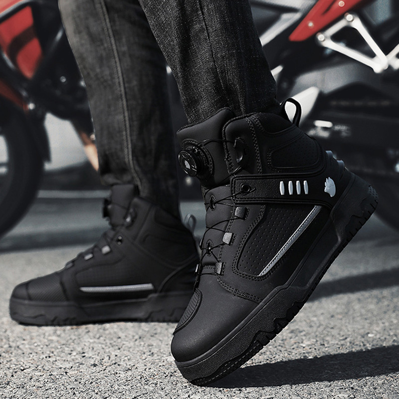 Cycling Commute Shoes - Bottes de moto pour hommes, chaussures