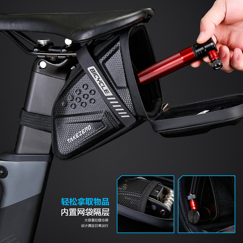 Sacoche de selle de vélo noire - Saddle Bag Under Seat avis et prix