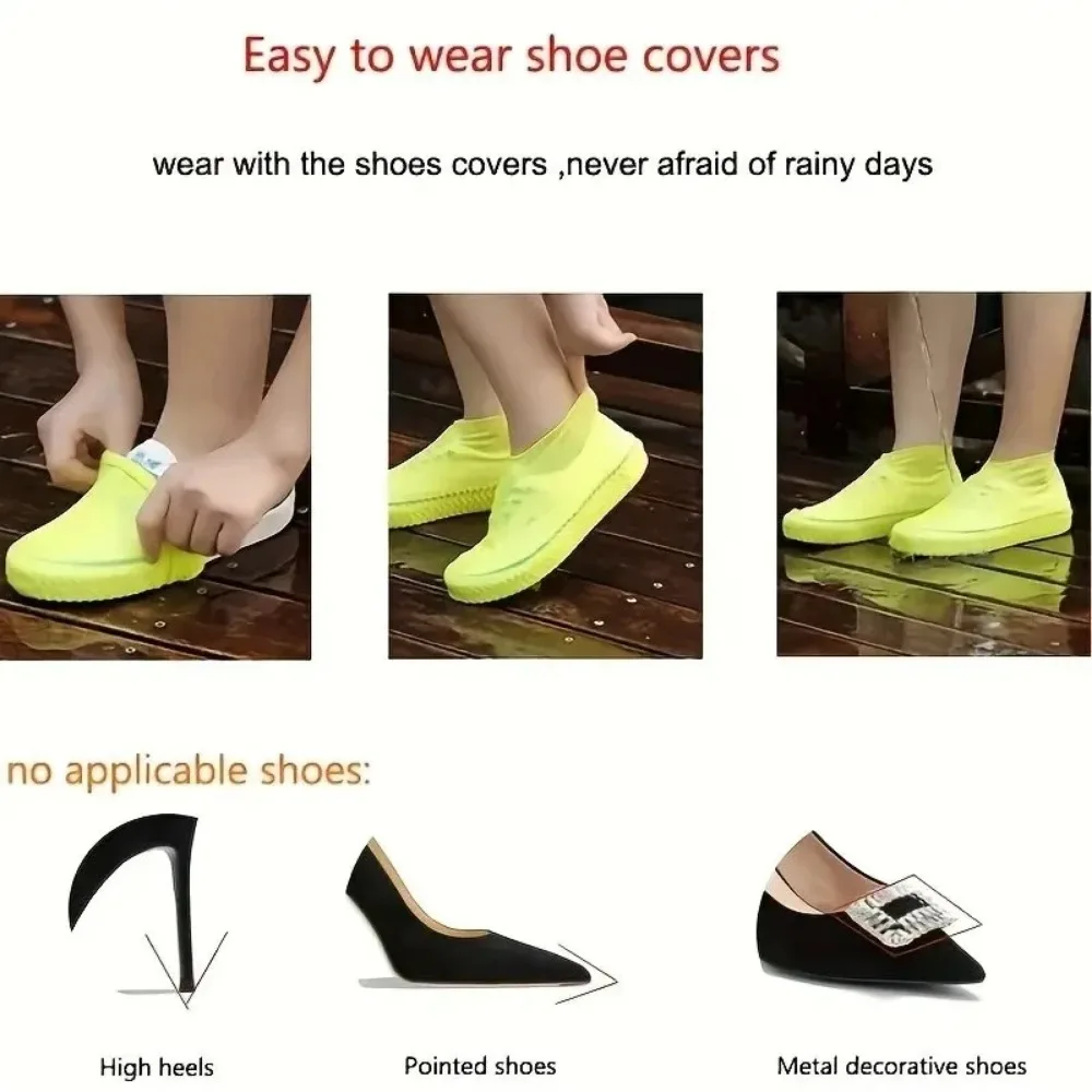Couvre-bottes de pluie en sili - Cycling Commute In Rain avis et prix